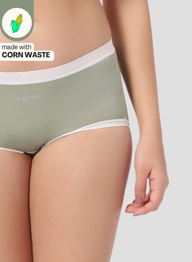 Intimate Queen Corn Bae Lacy Boyshorts – CloudSoft Luxury, Made from Corn Fiber | Soothes Skin, No Roll-Ups - Image 1